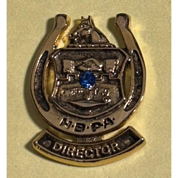 HBPA  Horsemen's Benevolent and Protective Association Director's Pin - Picture 1 of 3